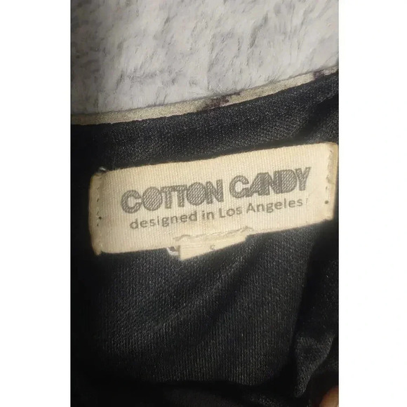 Cotton Candy LA Sheer Floral Maxi Two Slits Built in Romper V Neck - Picture 5 of 9